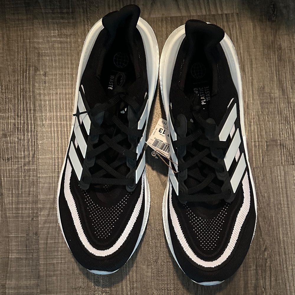 adidas Black and White Men's Shoes